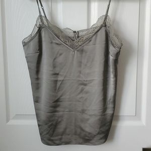 Abercrombie Double Strap Lace Trim Cami